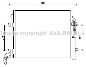 AVA QUALITY COOLING Kondensators, Gaisa kond. sistēma VWA5324D